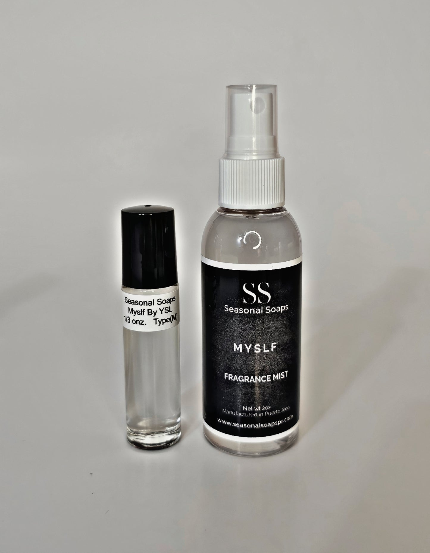 Kit Perfume en aceite y Fragrance Mist MYSLF men