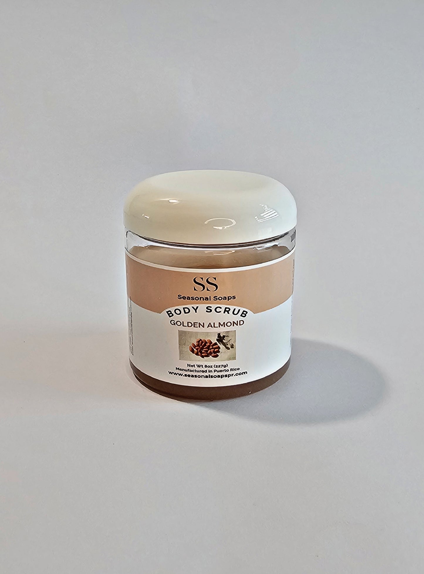 Exfoliante natural de Almendras en aceite de coco