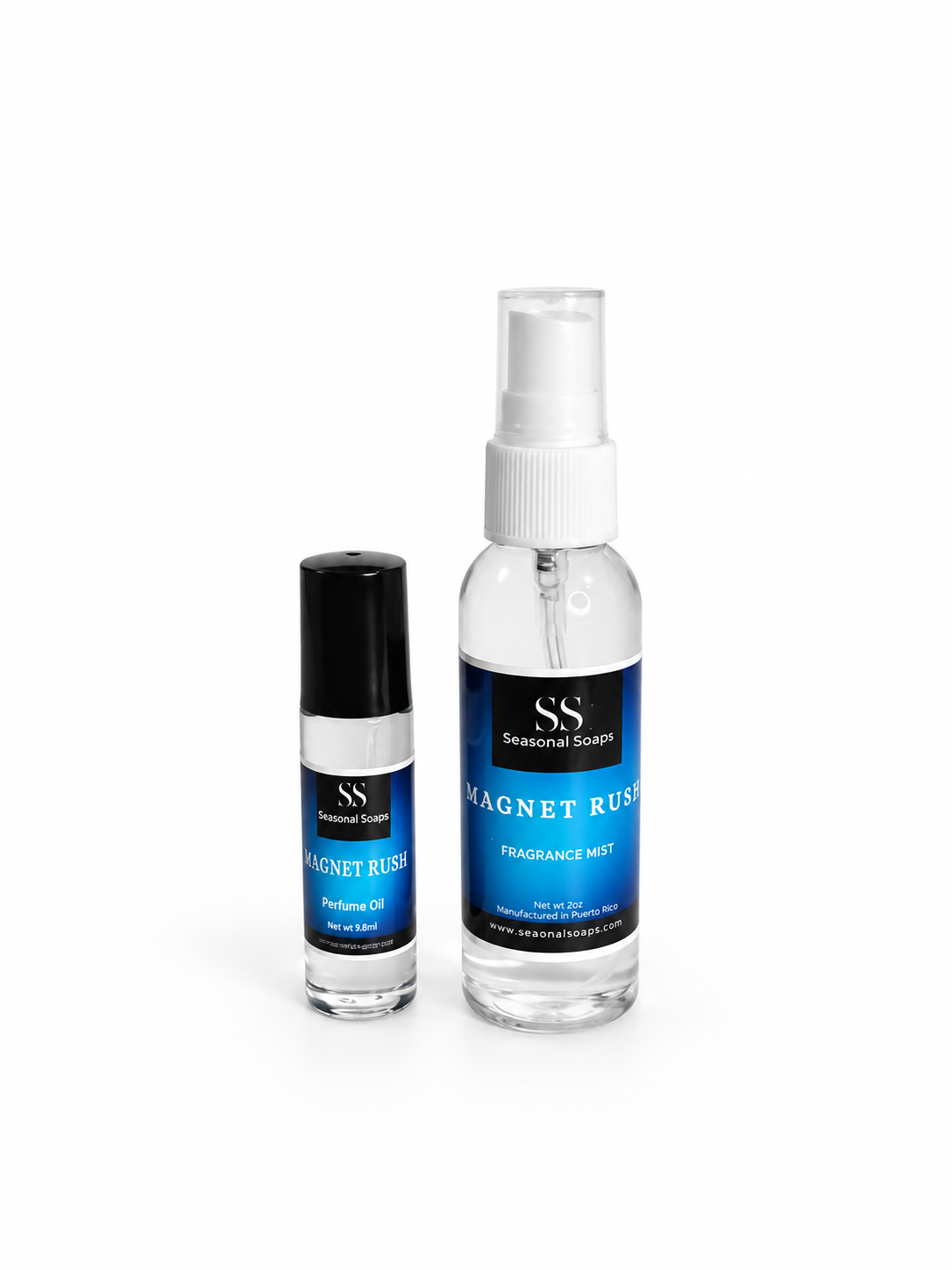 Magnet Rush for men Kit 2pcs (Feromonas) (Perfume en aceite y Fragrance mist)