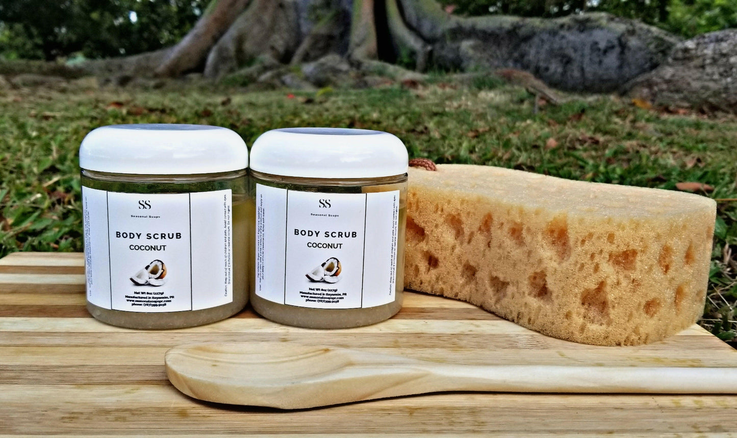 Exfoliante natural Coconut en aceite de Coco.