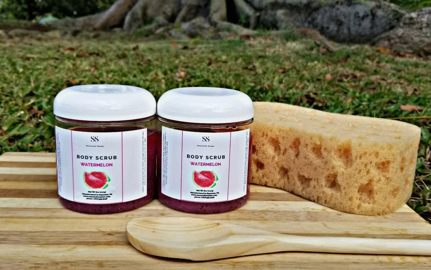 Exfoliante natural de Watermelon en aceite de Coco.