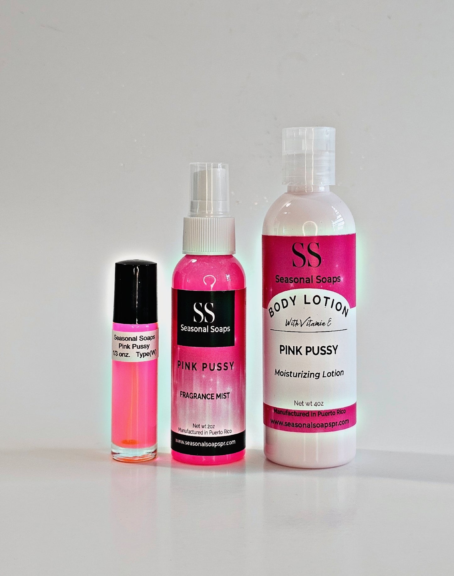 Pink Pussy kit 3psc women (Feromonas)
