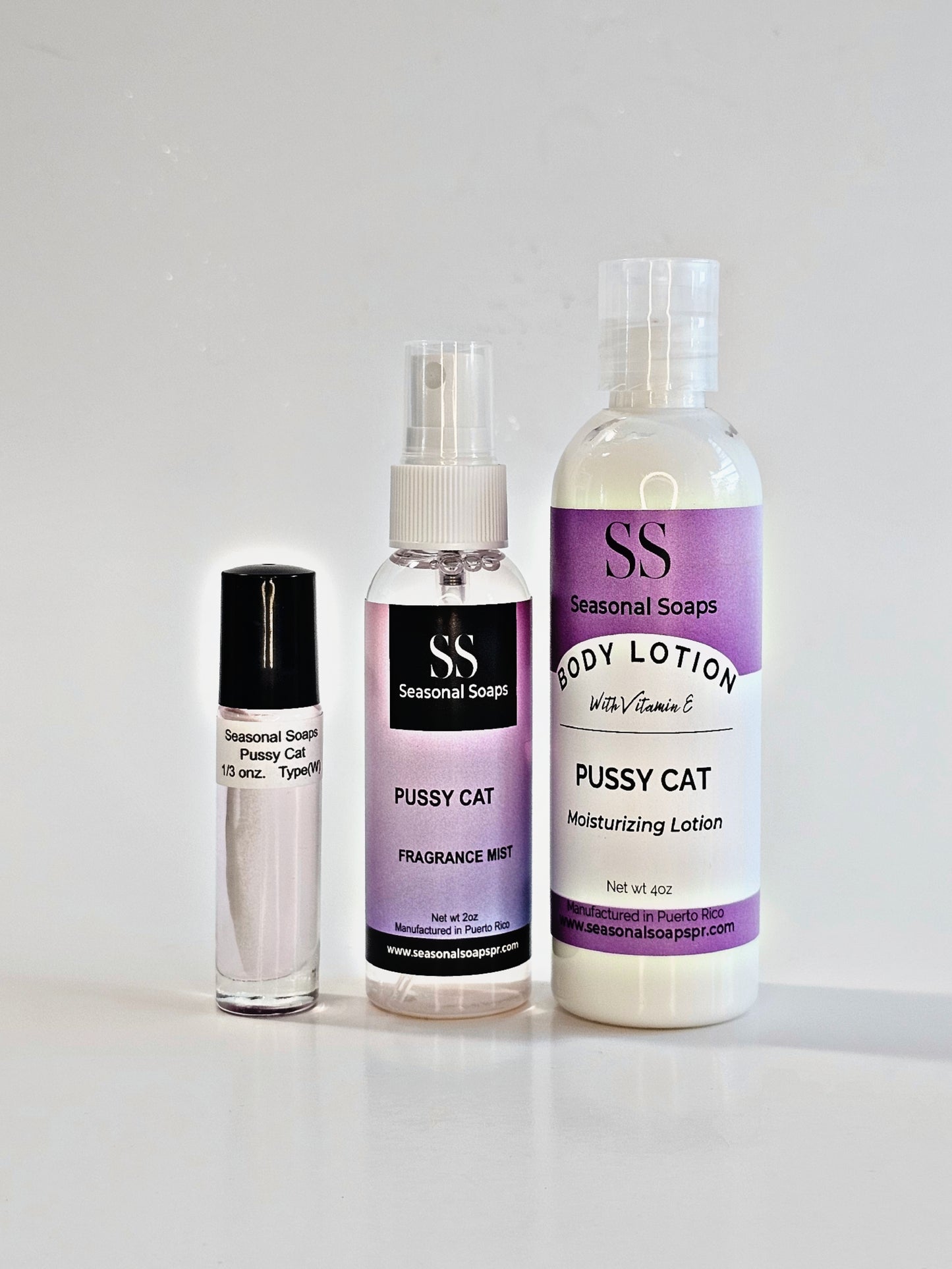 Pussy Cat Kit Crema sin brillo 3pcs women (Feromonas)