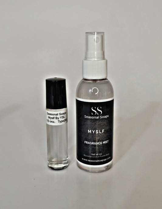 Kit Perfume en aceite y Fragrance Mist MYSLF men