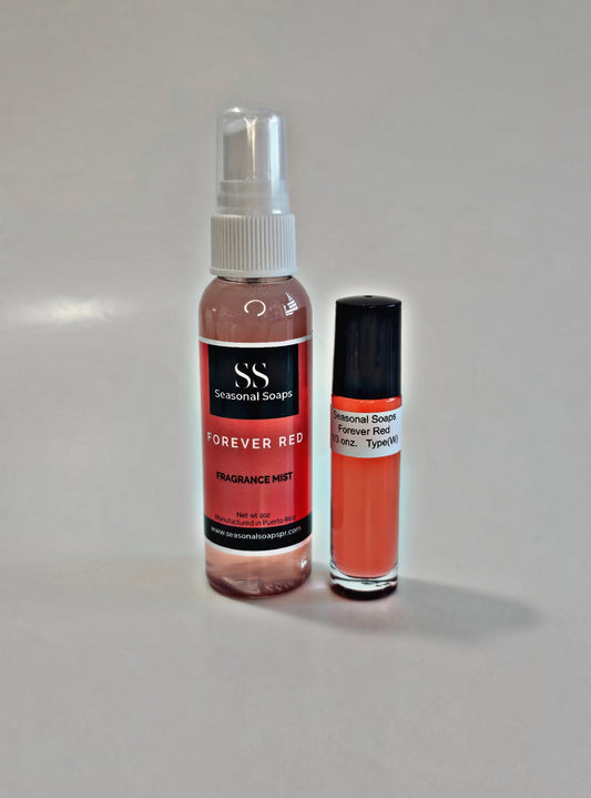 Forever Red Kit 2pcs(Perfume en aceite y Body Splash)