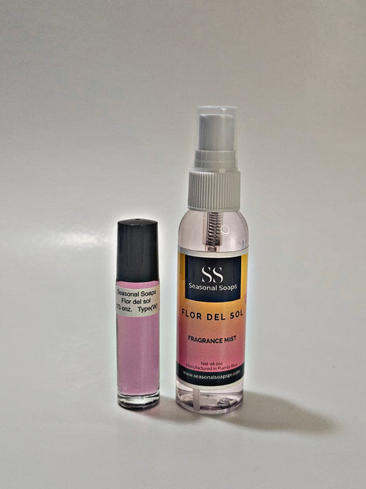 Flor del Sol kit de 2pcs women (Perfume en aceite y Fragrance mist)