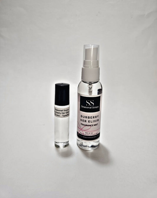 Burberry Her Elixir Kit 2pcs (Perfume en aceite y Body Splash) w