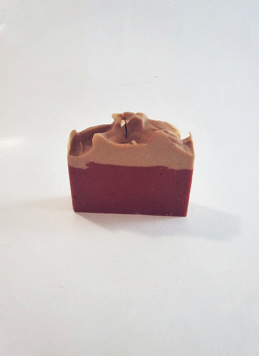 Jabón Natural en Barra Fresas con crema