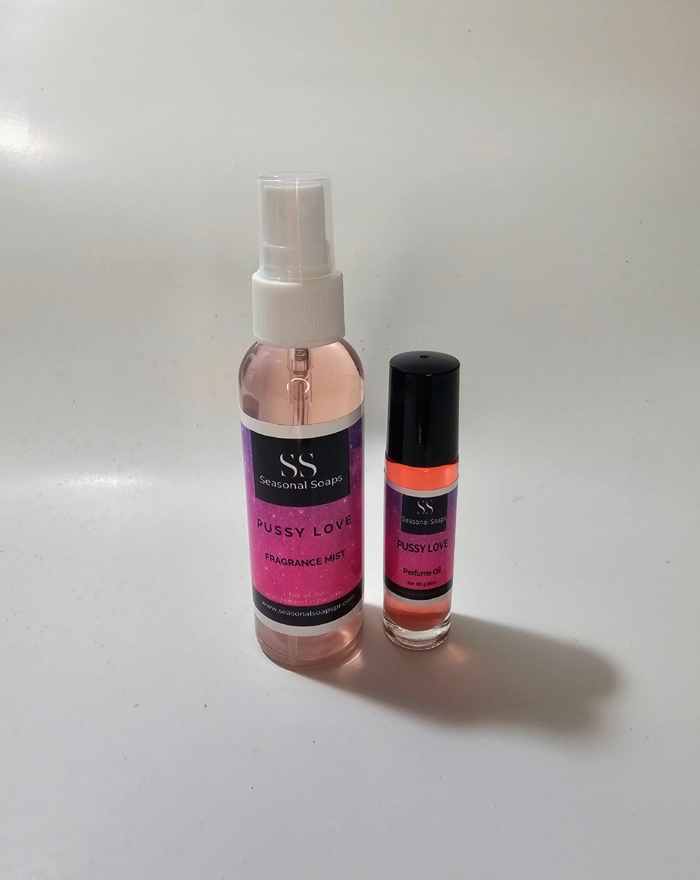 Pussy Love Kit 2 pcs (Perfume en aceite con feromonas y Body Splash)