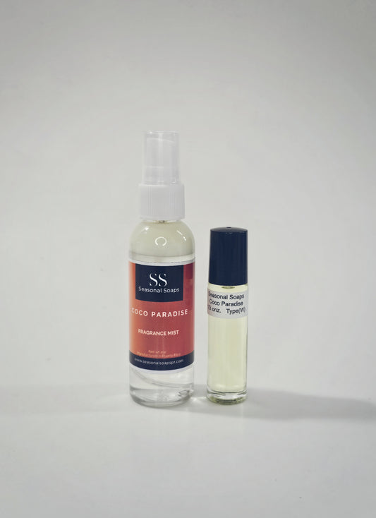 Coco Paradise Kit 2pcs (Perfume en aceite y Body Splash) W