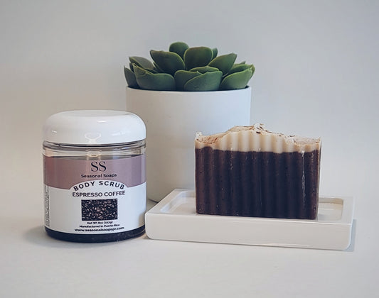 Kit Exfoliante de Cafe para el cuerpo (Espresso Coffee)