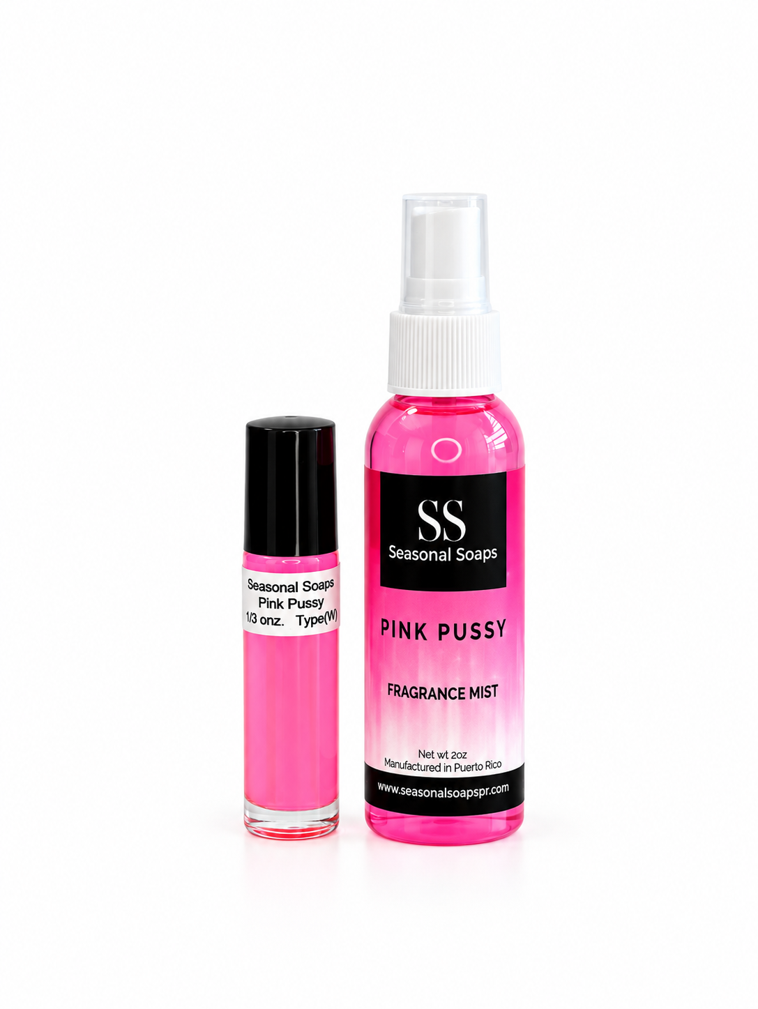 Pink Pussy Kit 2psc women(Feromonas)(Perfume en aceite y Fragrance mist)