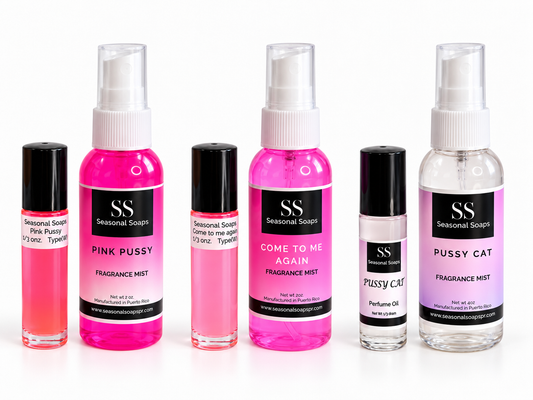 Kit de Feromonas (Pink Pussy, Pussy Cat y Come to me again)